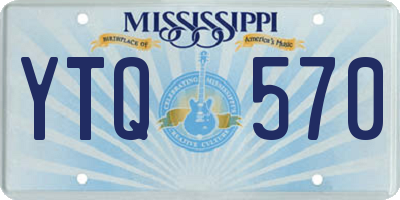 MS license plate YTQ570