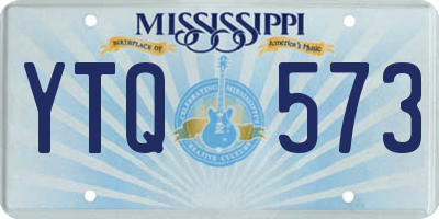 MS license plate YTQ573