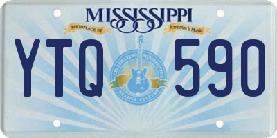 MS license plate YTQ590
