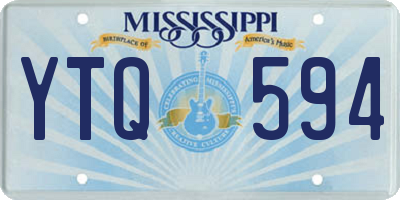 MS license plate YTQ594
