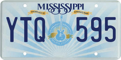 MS license plate YTQ595