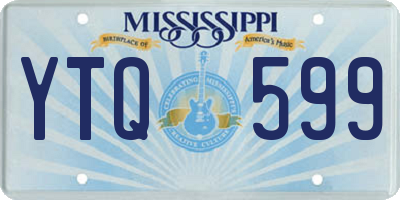 MS license plate YTQ599