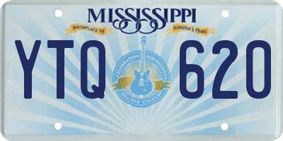 MS license plate YTQ620