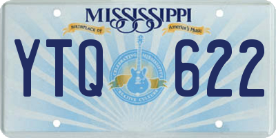 MS license plate YTQ622