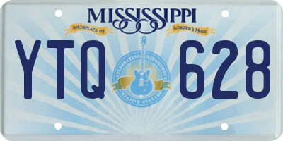 MS license plate YTQ628