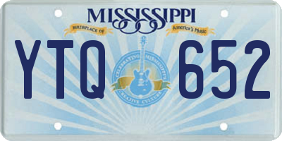 MS license plate YTQ652