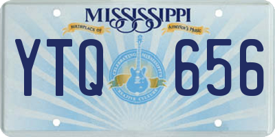 MS license plate YTQ656
