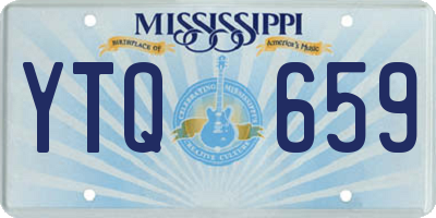 MS license plate YTQ659