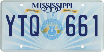MS license plate YTQ661