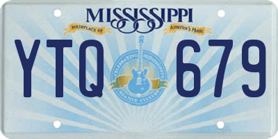 MS license plate YTQ679
