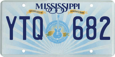 MS license plate YTQ682