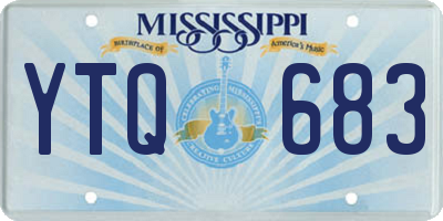MS license plate YTQ683