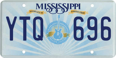 MS license plate YTQ696