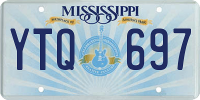 MS license plate YTQ697