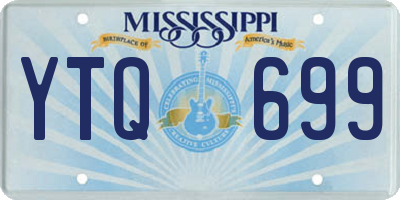 MS license plate YTQ699