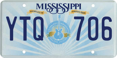 MS license plate YTQ706