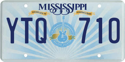 MS license plate YTQ710