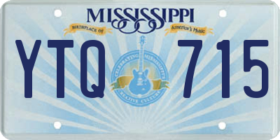 MS license plate YTQ715