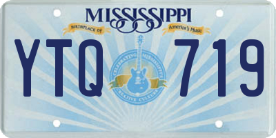 MS license plate YTQ719