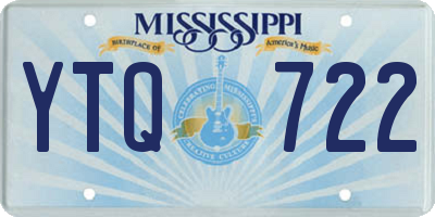 MS license plate YTQ722