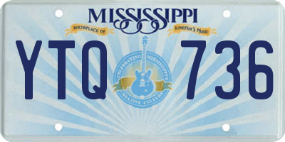 MS license plate YTQ736