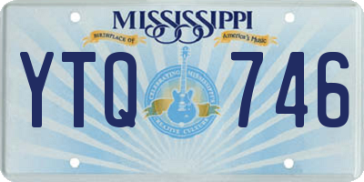 MS license plate YTQ746