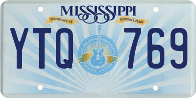 MS license plate YTQ769