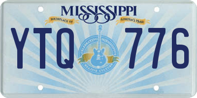 MS license plate YTQ776