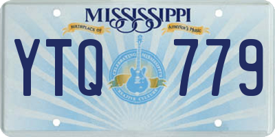 MS license plate YTQ779