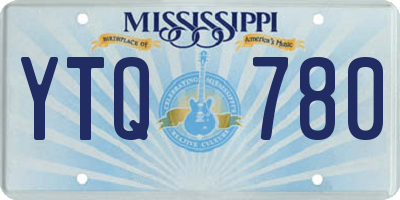 MS license plate YTQ780