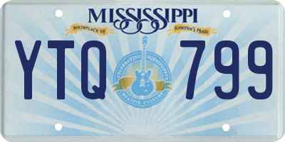 MS license plate YTQ799
