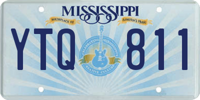 MS license plate YTQ811