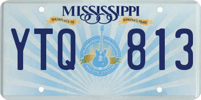 MS license plate YTQ813