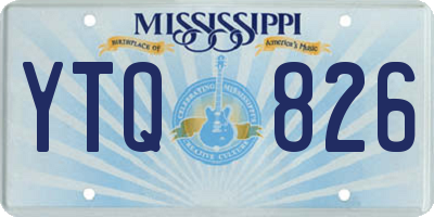 MS license plate YTQ826