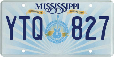 MS license plate YTQ827
