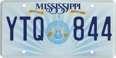 MS license plate YTQ844