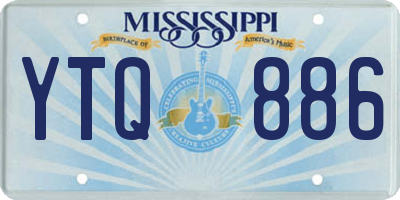 MS license plate YTQ886