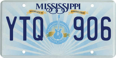 MS license plate YTQ906