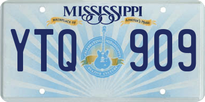 MS license plate YTQ909