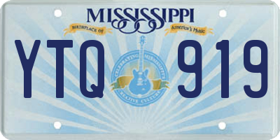 MS license plate YTQ919