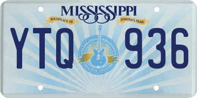 MS license plate YTQ936