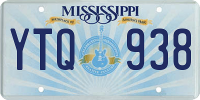 MS license plate YTQ938