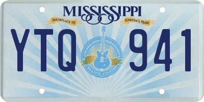 MS license plate YTQ941