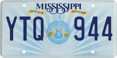 MS license plate YTQ944