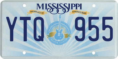 MS license plate YTQ955