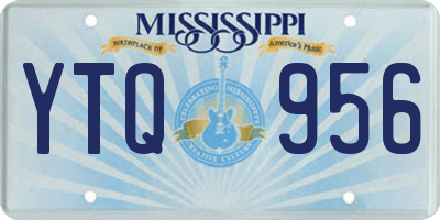 MS license plate YTQ956