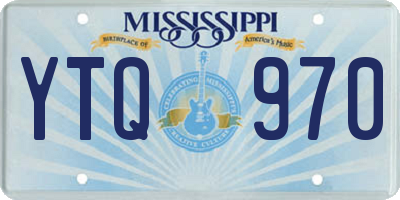 MS license plate YTQ970