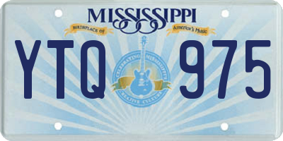 MS license plate YTQ975