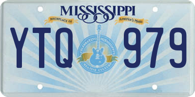 MS license plate YTQ979