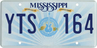 MS license plate YTS164